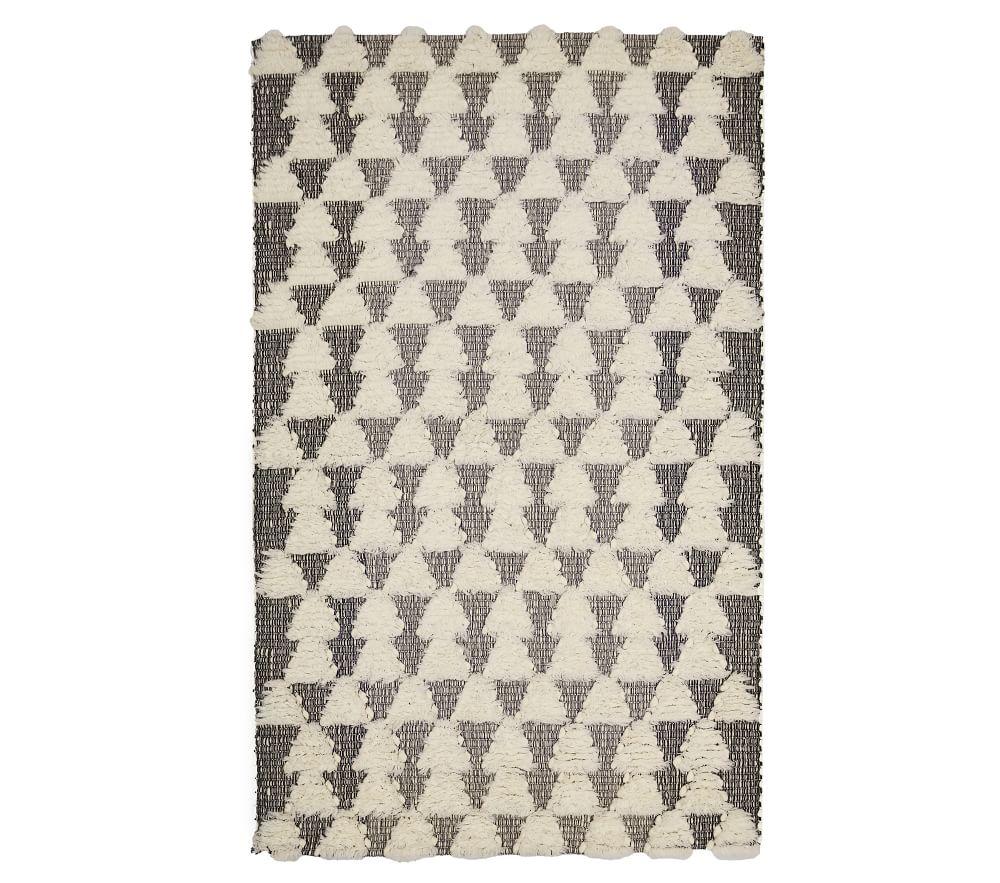 Textured Triangles Rug